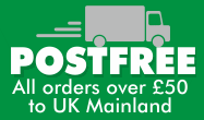 POSTFREE within UK Mainland. Click here for Terms and Conditions